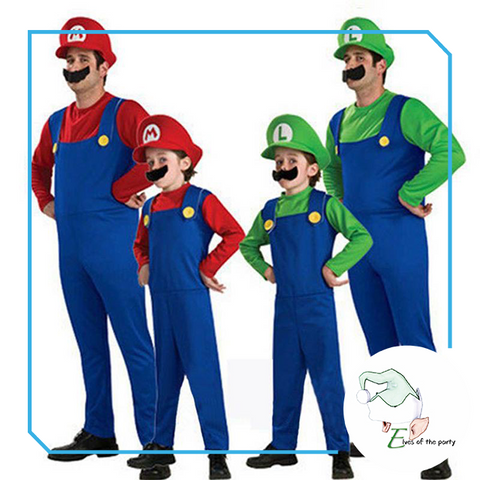 Nintendo's Super Mario Brothers Mario & Luigi Costume