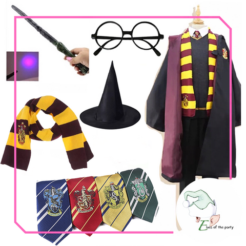 Harry Potter Eyeglass / Necktie / Wand / Scarf