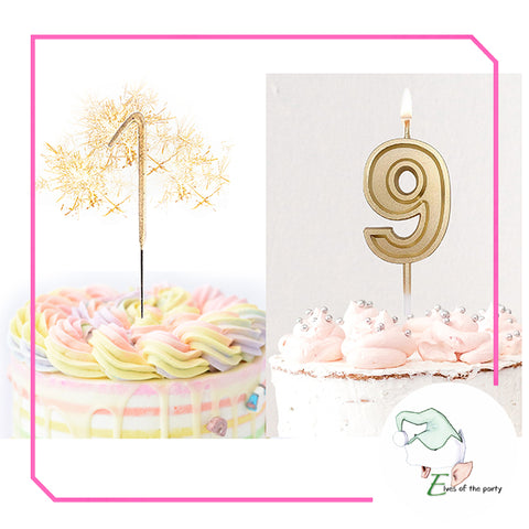 Wax Candle / Sparkling Candle : Numbers (#0 to #9)