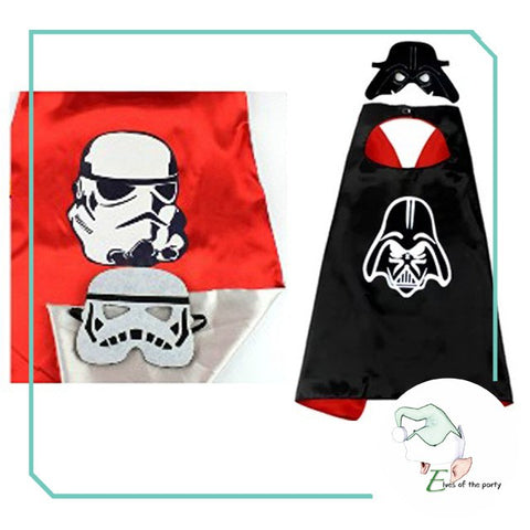 Star Wars: Darth Vader / Storm Trooper Mask and Cape Costume