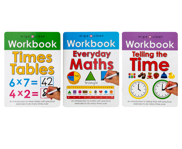 [Book] Wipe Clean Kids Educational Workbook 10pk