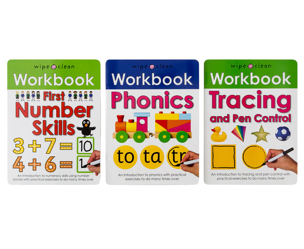 [Book] Wipe Clean Kids Educational Workbook 10pk