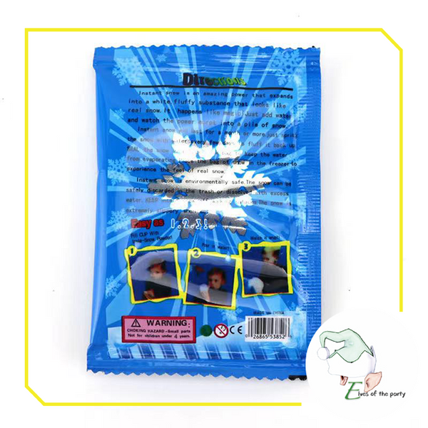 Christmas Decoration : Instant Faux Snow for Christmas Decor or Science experiments