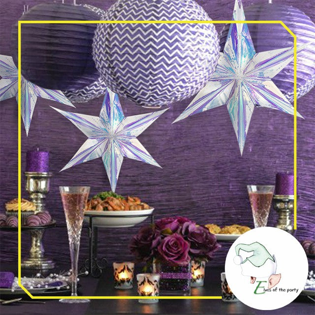 Christmas Decoration : Iridescent Christmas Star Lantern