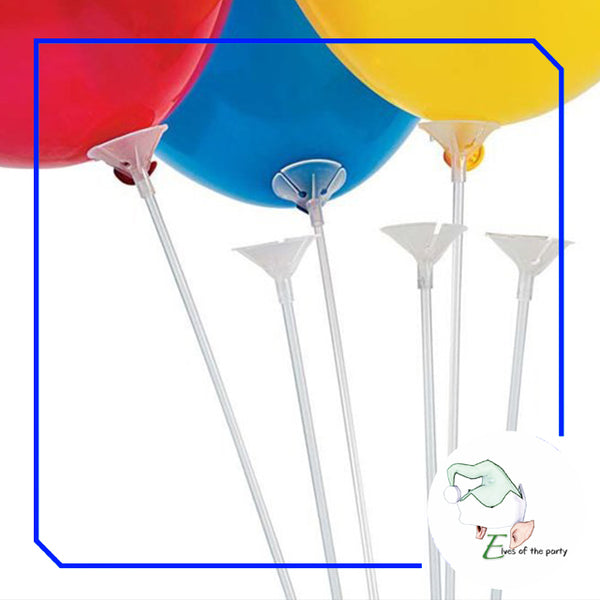 Balloon Sticks : 40cm Translucent (10pcs)