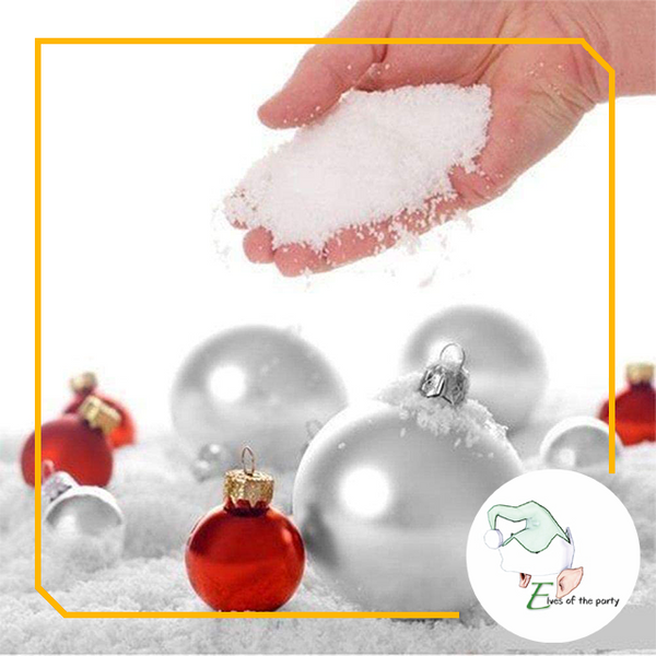 Christmas Decoration : Instant Faux Snow for Christmas Decor or Science experiments